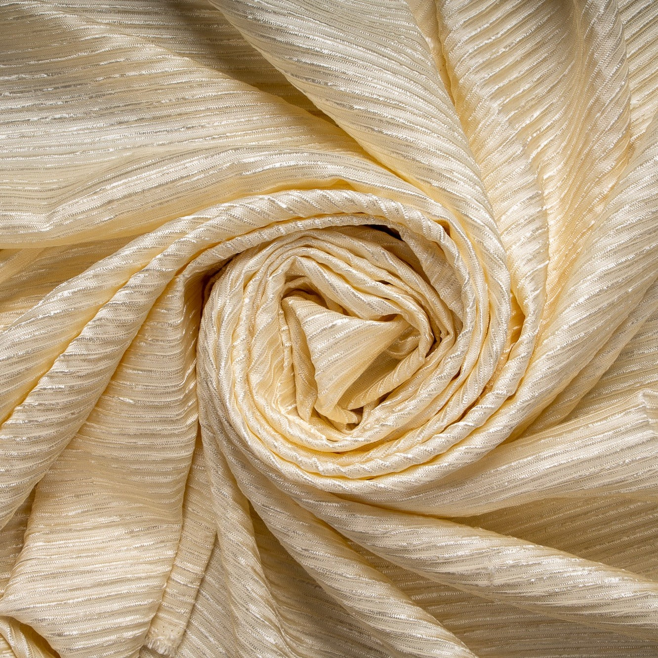 Beige Stripes Bhagalpuri Cotton Handloom Fabric Trade UNO