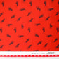 Red Quirky Polo Print Cotton Fabric Trade UNO