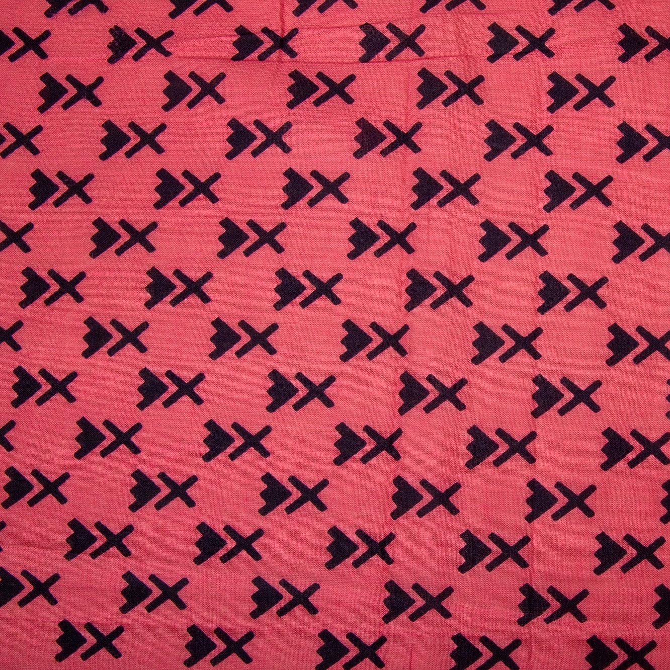 Pink Quirky Print Cotton Fabric Trade UNO