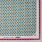 White & Green HandBlock Print Cotton Fabric Trade UNO