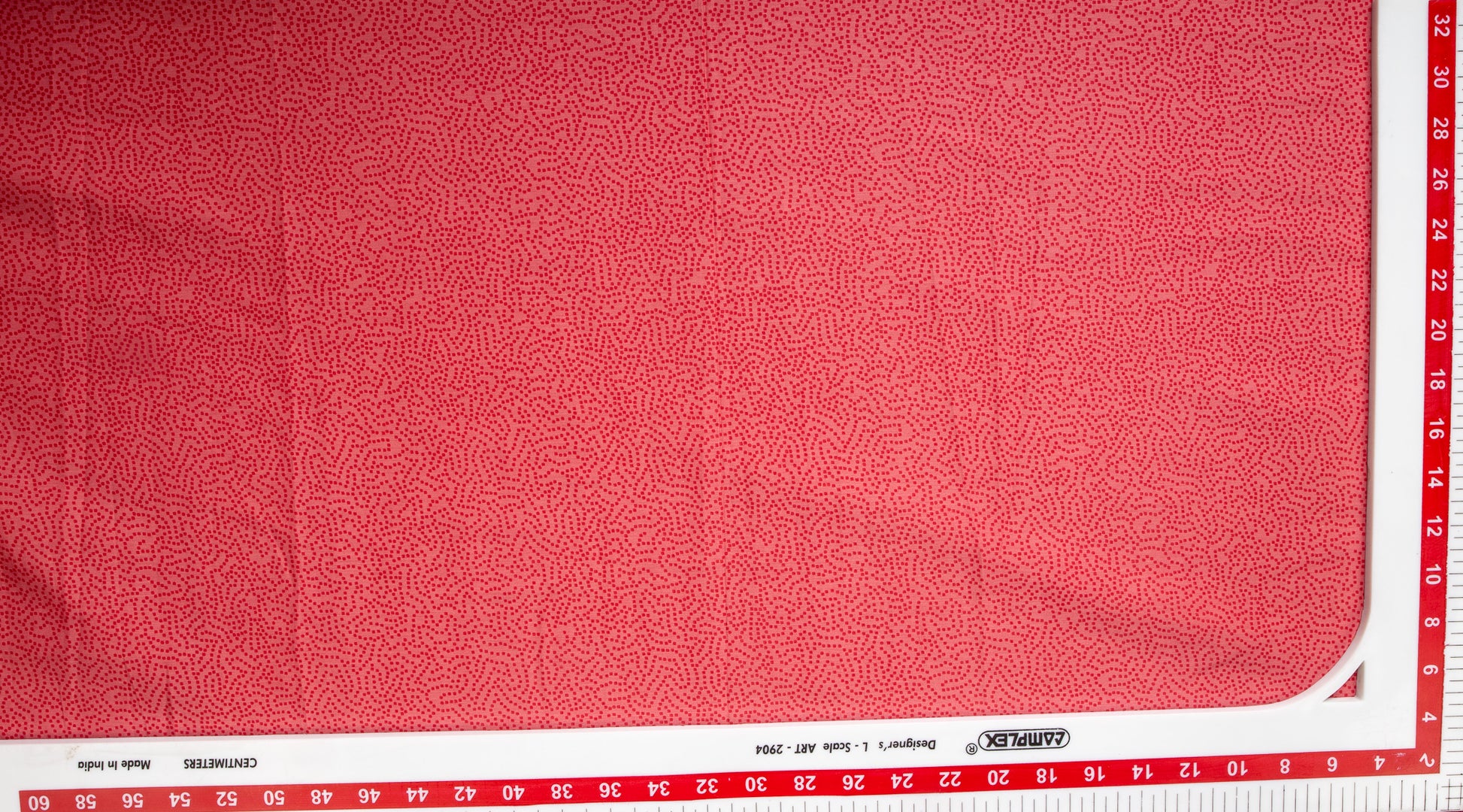Red Solid Cotton Shirting Fabric Trade UNO