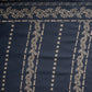 Blue & Beige Digital Print Poplin Cotton Fabric Trade UNO