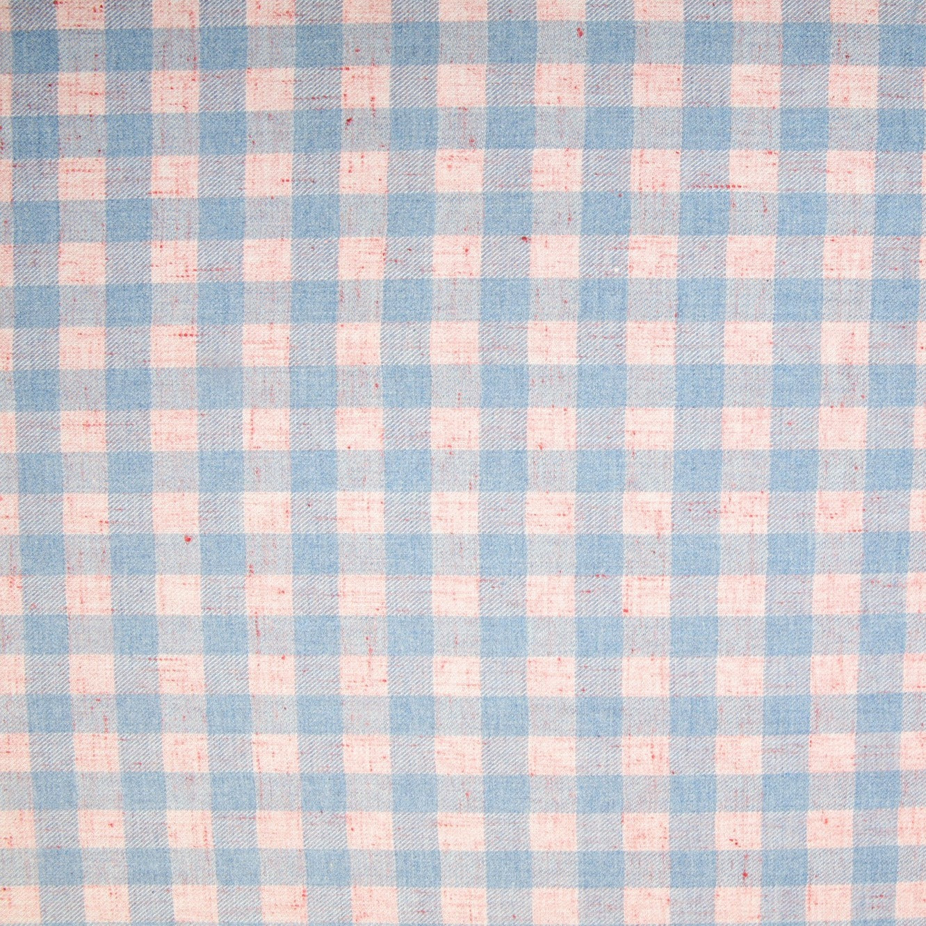 Pink & Blue Check Print Yarn Dyed Cotton Fabric Trade UNO