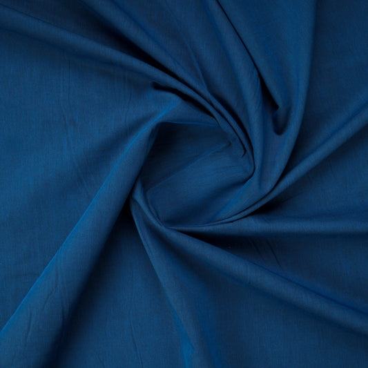 Royal Blue Solid Yarn Dyed Cotton Fabric Trade UNO