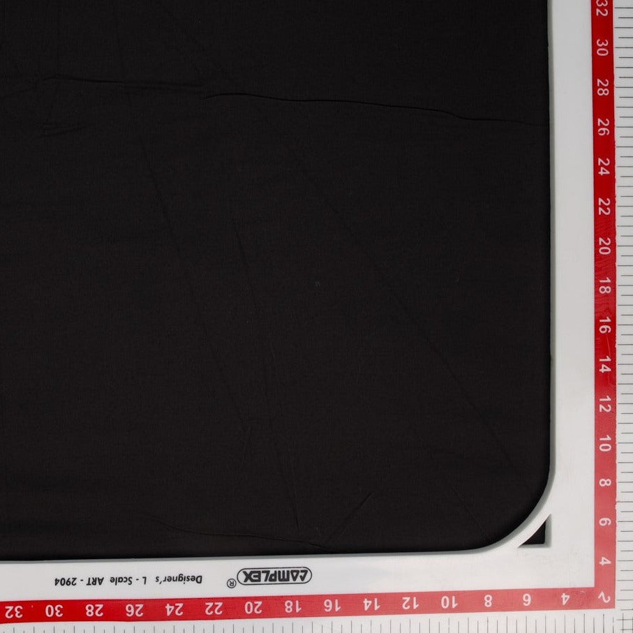 Black Solid Cotton Shirting Fabric Online India