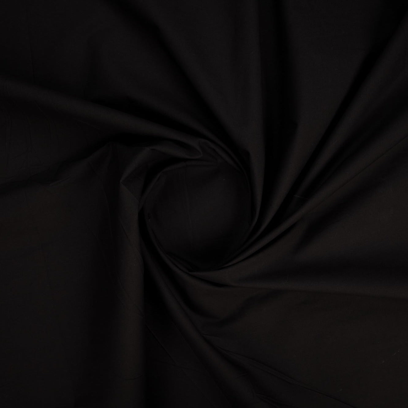Black Solid Cotton Shirting Fabric Online