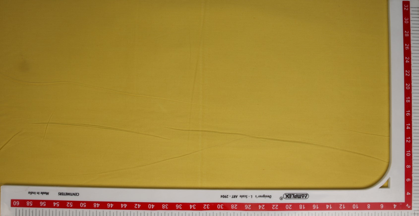 Yellow Solid Cotton Shirting Fabric Trade UNO