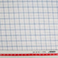 White & Blue Check Print Egyptian Cotton Shirting Fabric Trade UNO