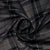 Grey And Black Check Pattern Poly Viscose Suiting Fabric Trade UNO