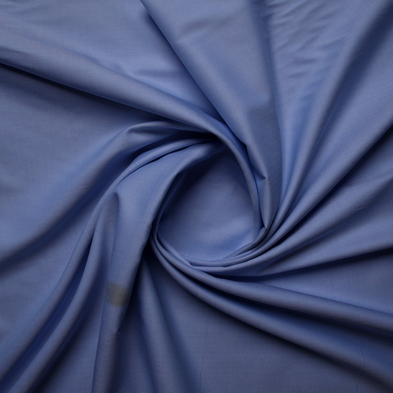 Blue Solid Cotton Shirting Fabric Trade UNO
