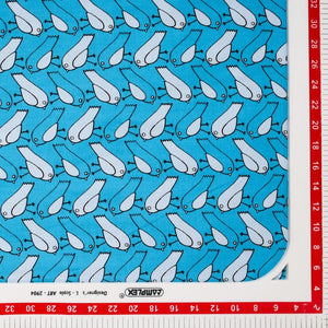 Blue Bird Kids Print Rayon Fabric Trade UNO