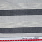 White & Grey Stripes Cotton Handloom Fabric Trade UNO