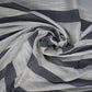 White & Grey Stripes Cotton Handloom Fabric Trade UNO