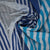 White & Blue Stripes Cotton Casement Fabric Trade UNO