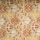 Cream & Green Mughal Print Rayon Fabric Plain Weave 44 Inches