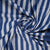 Blue & White Stripes Cotton Casement Fabric Trade UNO