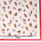 Pink Ditsy Floral Print Rayon Fabric Trade UNO