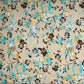 Buy Beige Ditsy Floral Print Rayon Fabric Online India