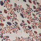 Peach Floral Print Spun Fabric Trade UNO