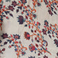 Peach Floral Print Spun Fabric Trade UNO