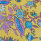 Mustard Yellow Floral Print Spun Fabric Trade UNO