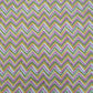 Multicolor Chevron Print Cotton Fabric Trade UNO