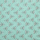 Sea Green Handblock Floral Print Cotton Fabric Trade UNO