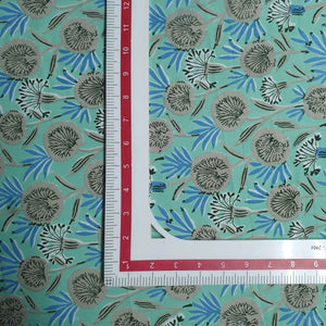 Multicolor Floral Print Cotton Fabric