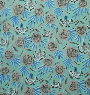 Multicolor Floral Print Cotton Fabric
