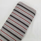 White & Grey Stripes Cotton Fabric Trade UNO