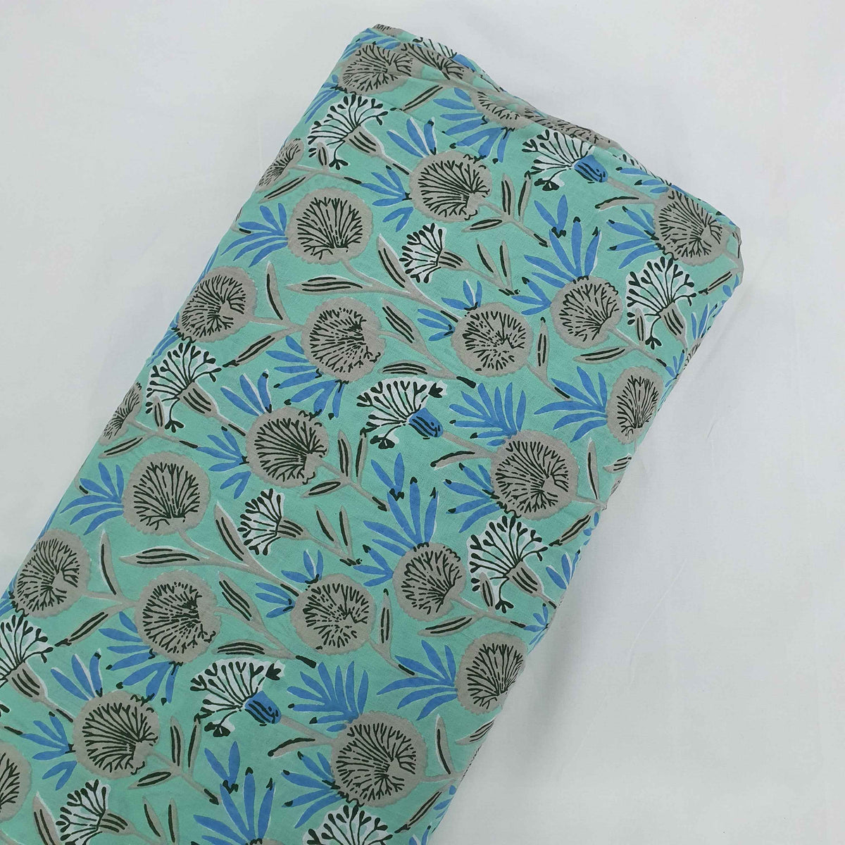 Multicolor Floral Print Cotton Fabric