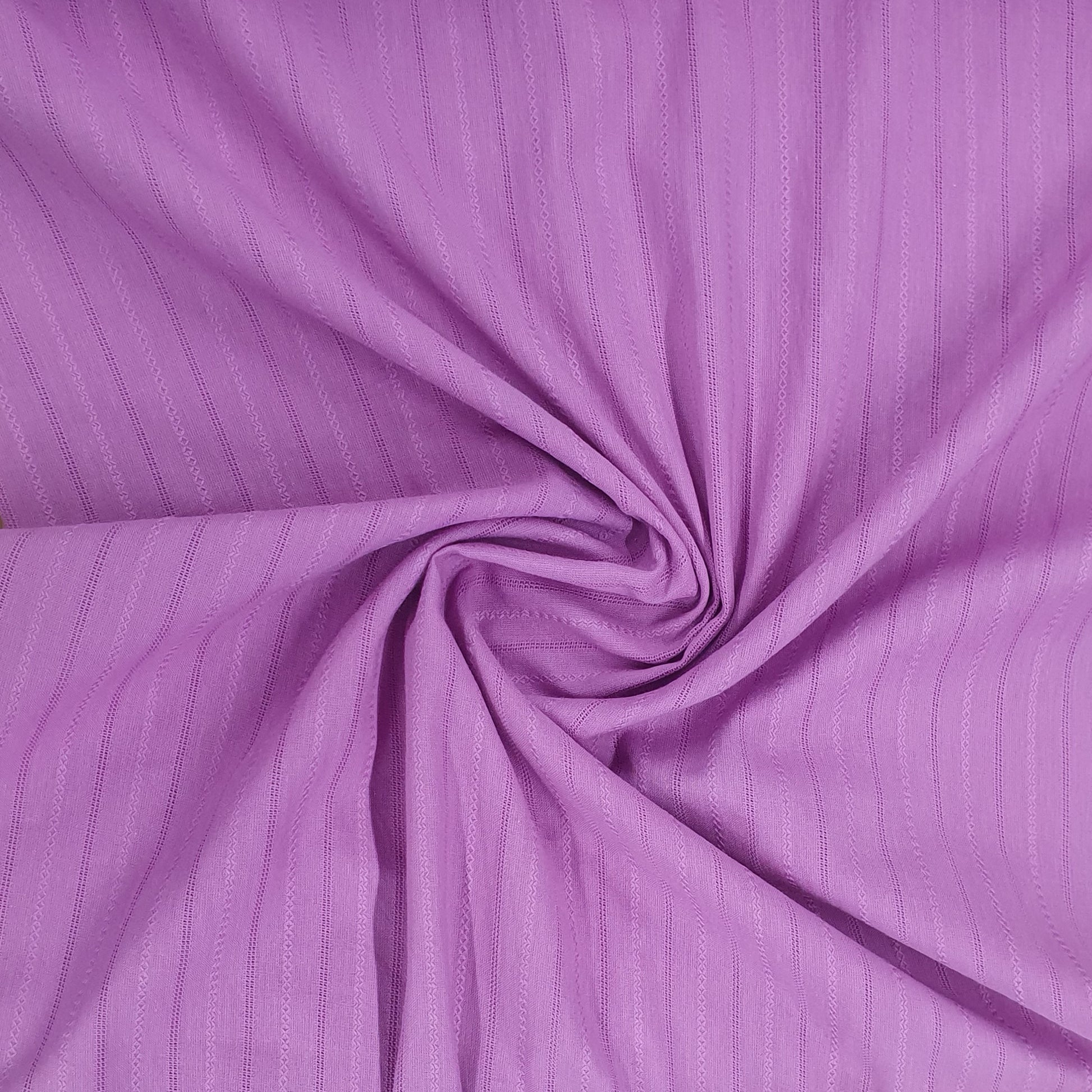 Purple Stripe Jacquard Cotton Fabric Trade UNO