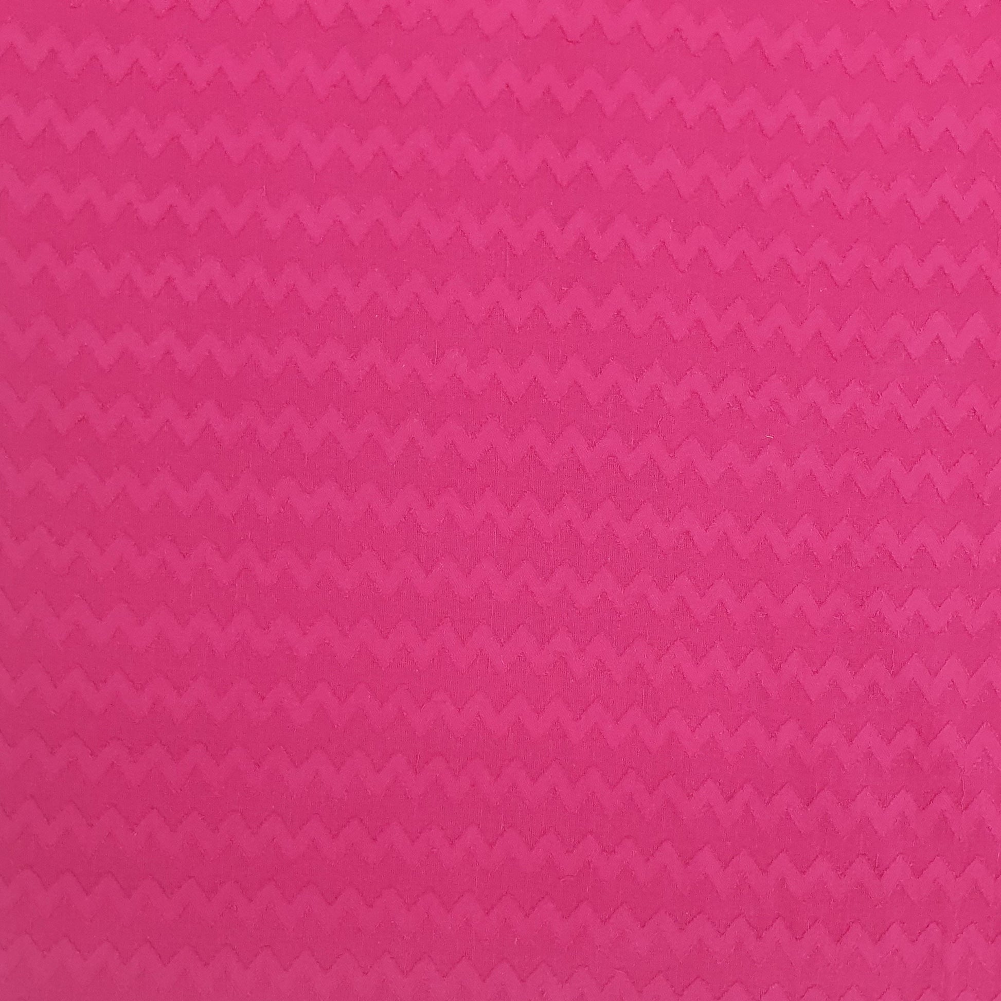 Magenta Pink Solid Jacquard Cotton Fabric Trade UNO
