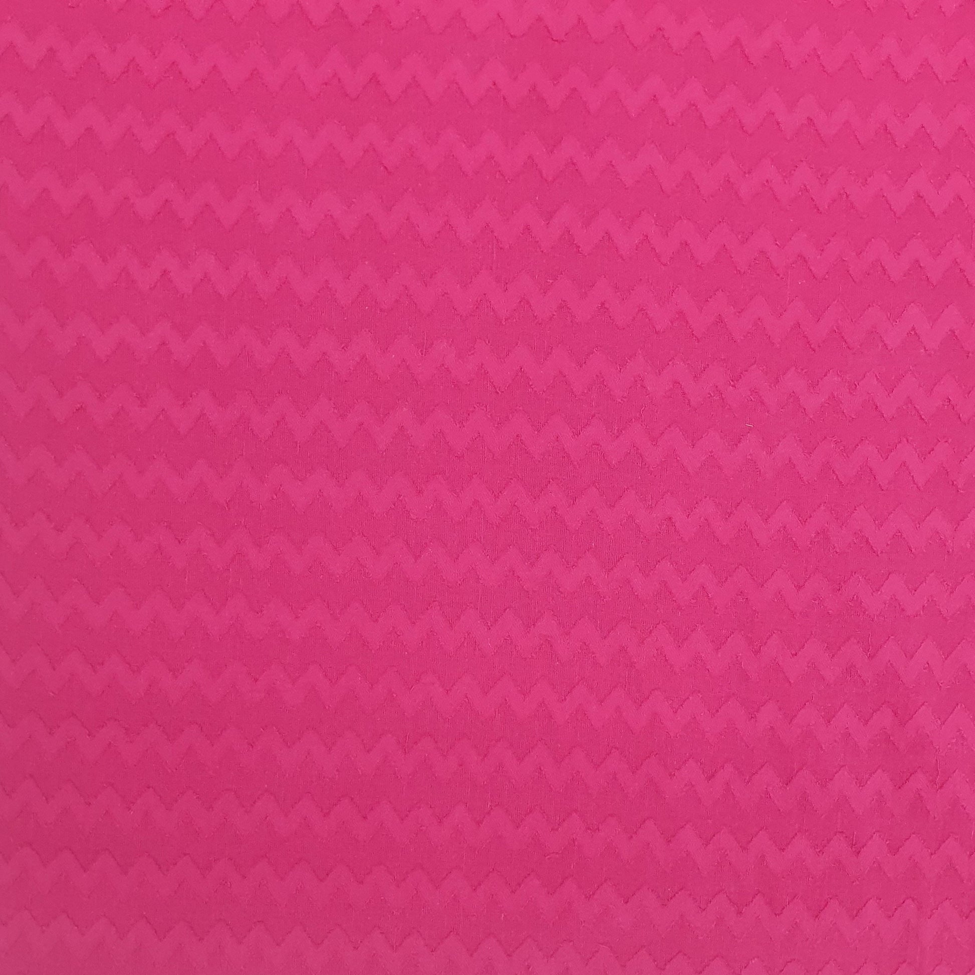 Magenta Pink Solid Jacquard Cotton Fabric Trade UNO