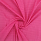 Magenta Pink Solid Jacquard Cotton Fabric Trade UNO