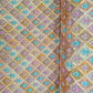 Brown With Multicolor Floral Position Print Embroidery Chinon Fabric - TradeUNO