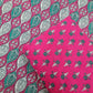 Blue Floral Print & Pink Traditional Print Cotton Suit Set - TradeUNO