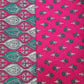 Blue Floral Print & Pink Traditional Print Cotton Suit Set - TradeUNO