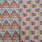 Peach Floral Print & Green With Multicolor Ikkat Print - TradeUNO