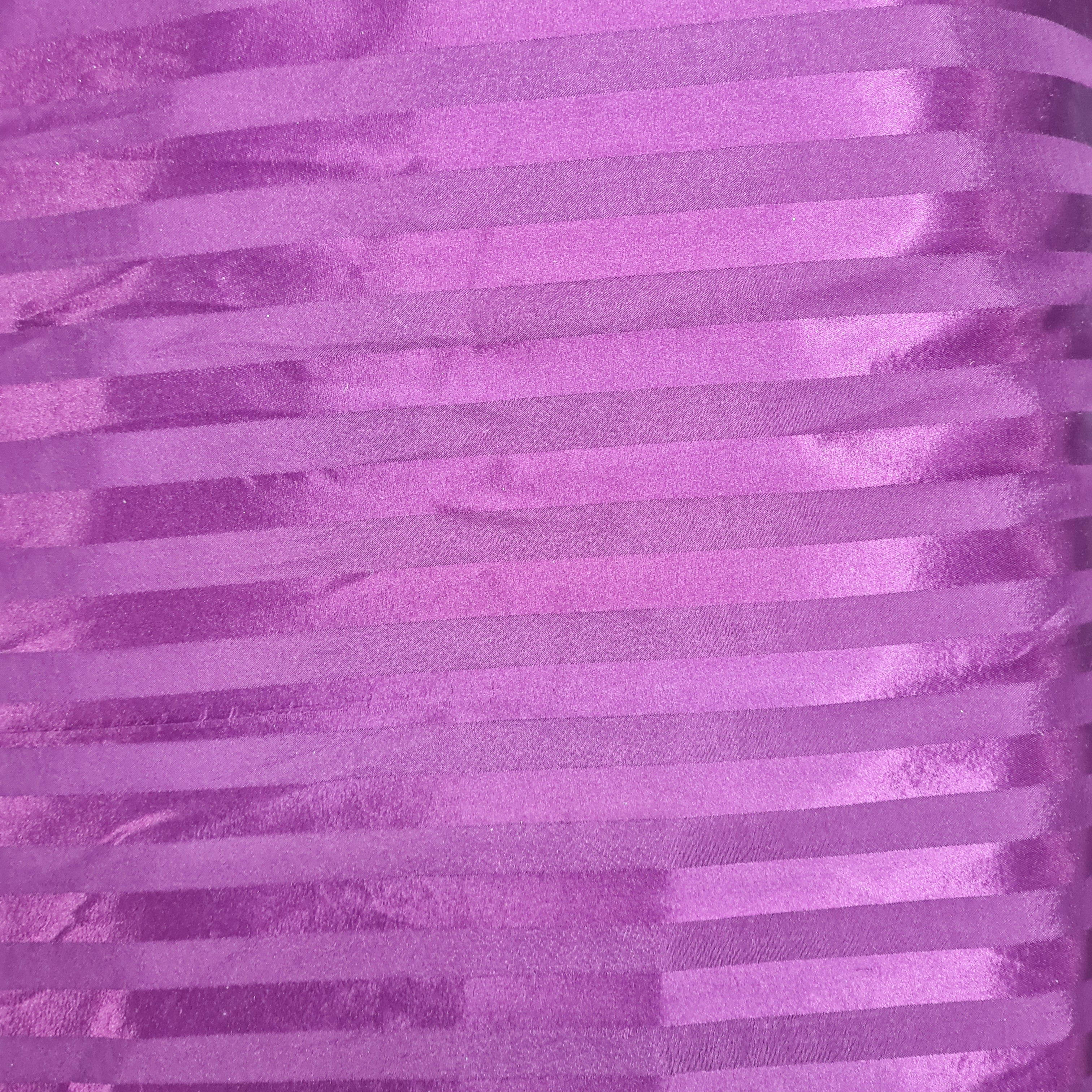 Wine Stripe Print Poly Satin Fabric 8472