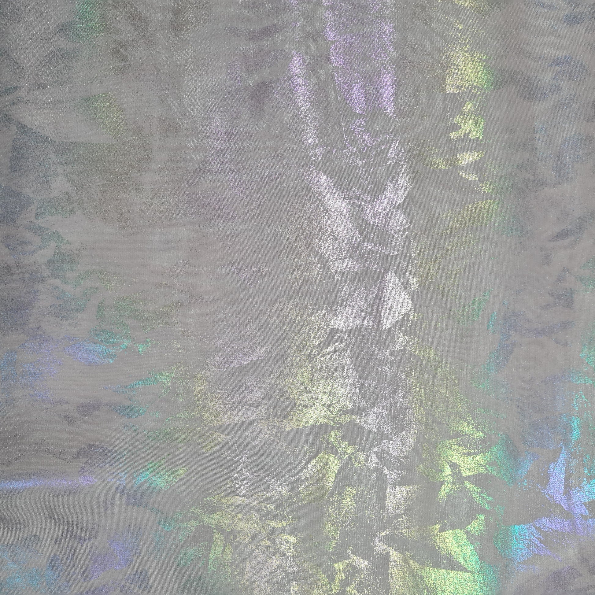 Lavender 3D Floral Imported Organza Fabric - TradeUNO