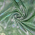 Green 3D Floral Imported Organza Fabric - TradeUNO