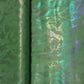 Green 3D Floral Imported Organza Fabric - TradeUNO
