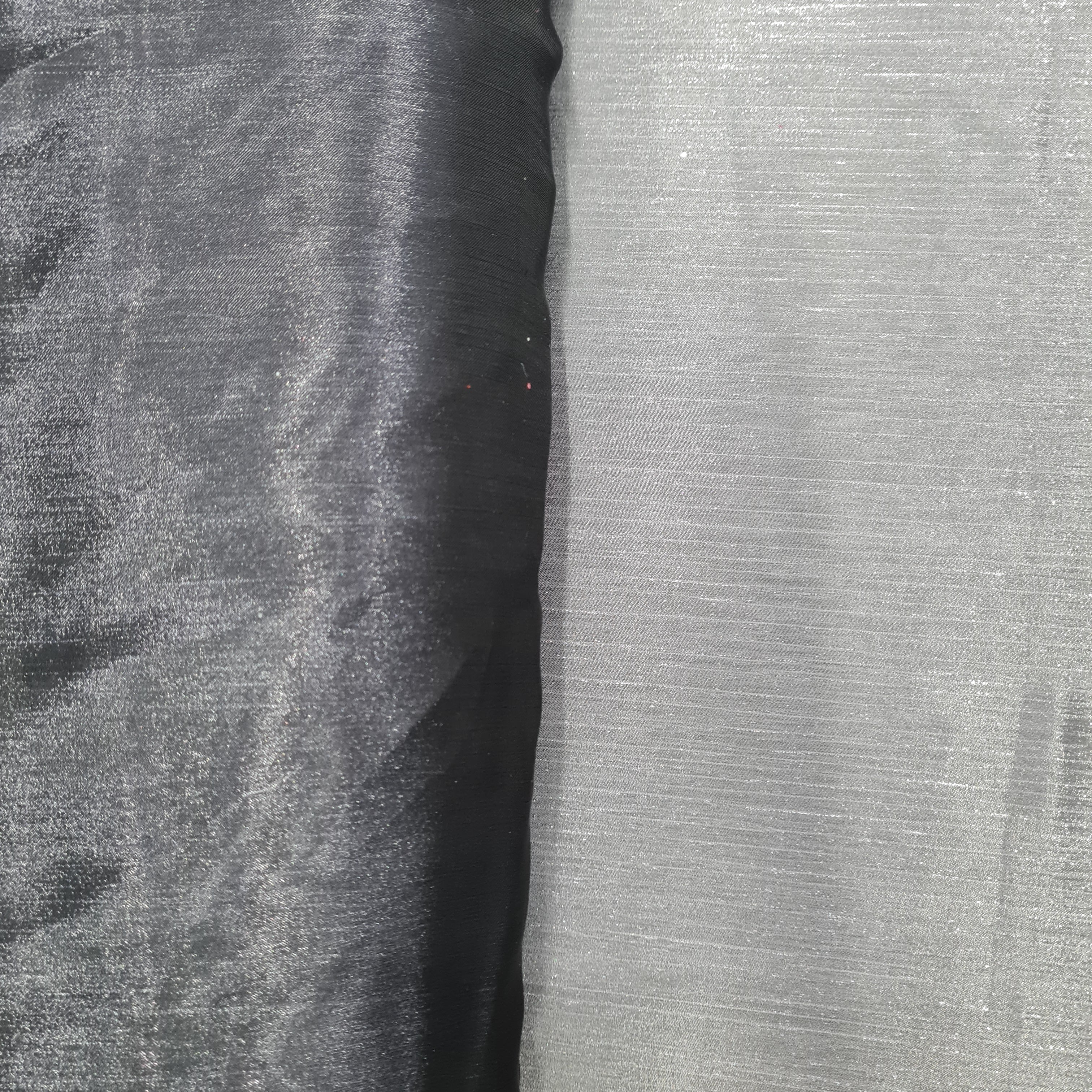 Wine & Grey Ombre Solid Imported Chiffon Fabric - TradeUNO