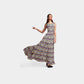 Mustard Floral & Geometrical Print Twill Fabric Trade UNO