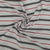 White & Grey Stripes Cotton Fabric Trade UNO
