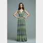 Green Embroidery Sequence Net Fabric - TradeUNO