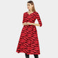 Red Lace Sequence Fabric - TradeUNO