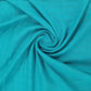 Sky Blue Solid Jacquard Cotton Fabric Plain Weave 48 Inches