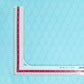 Aqua Blue Solid Jacquard Cotton Fabric Plain Weave 48 Inches TU-1935